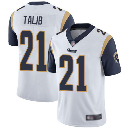 Los Angeles Rams Limited White Men Aqib Talib Road Jersey NFL Football #21 Vapor Untouchable